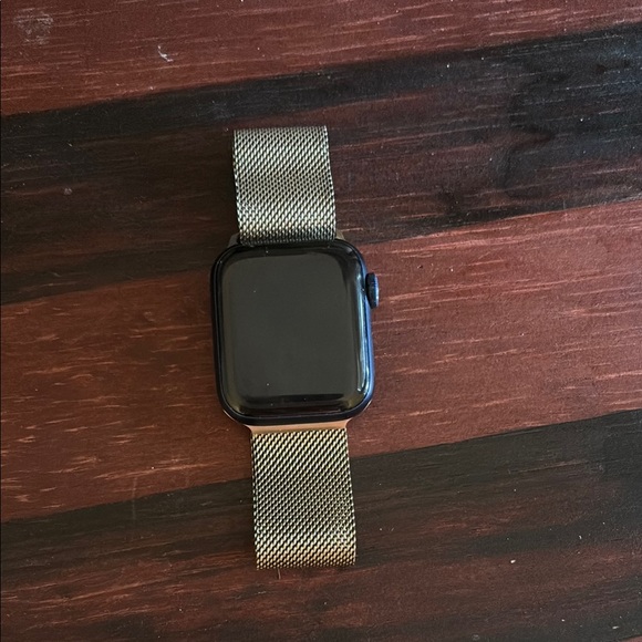 Apple Other - Blue Series 6 — 40 MM Apple Watch w/ Gold chained band.
